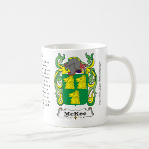 McKee, der Ursprung, Bedeutung und das Wappen Tasse