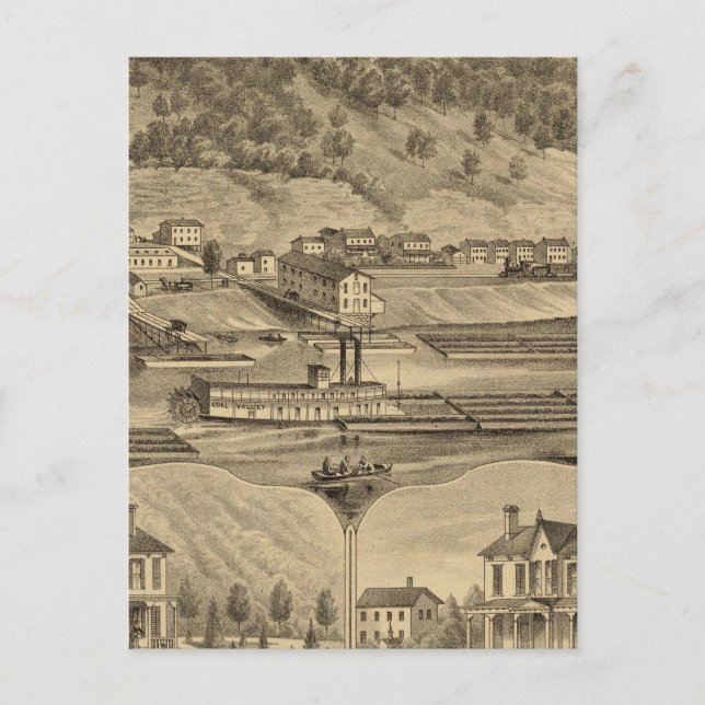 McKeesport Pennsylvania Postkarte (Vorderseite)