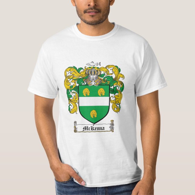 Mckenna Familienwappen - Mckenna Wappen T-Shirt (Vorderseite)