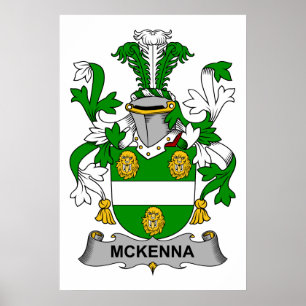 McKenna-Familienwappen Poster