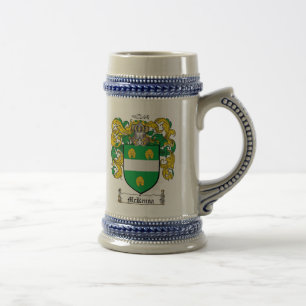 McKenna Wappen Stein Bierglas