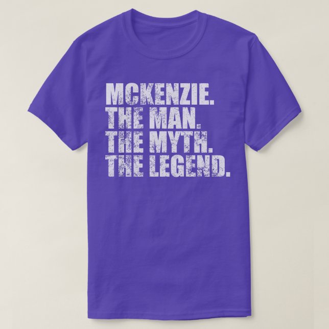 Mckenzie Mckenzie Familienname Mckenzie Nachname M T-Shirt (Design vorne)