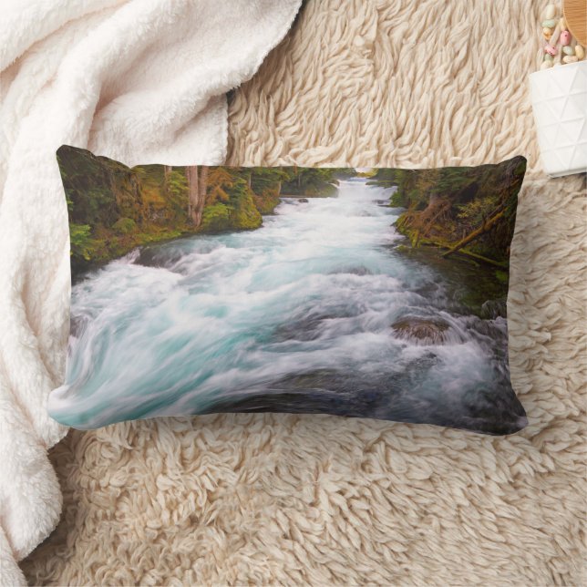 McKenzie River | Oregon Lendenkissen (Decke)