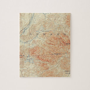 McKenzie und Elchteiche, McKenzie-Bergdetails Puzzle
