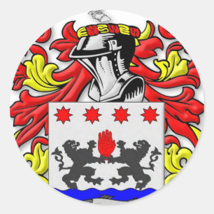 McKeon-Wappen Runder Aufkleber