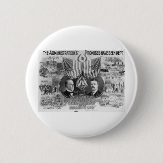 McKinley 1900 - Teddy Roosevelt Button