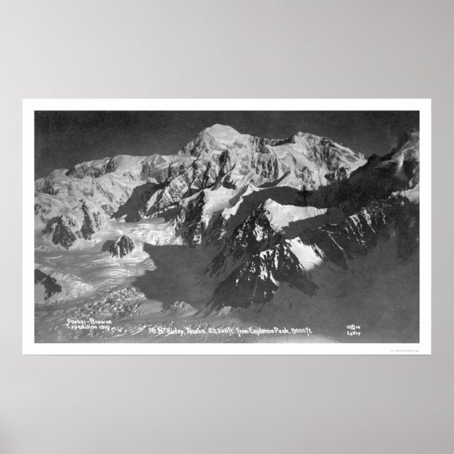 McKinley Alaska 1910 Poster (Vorne)