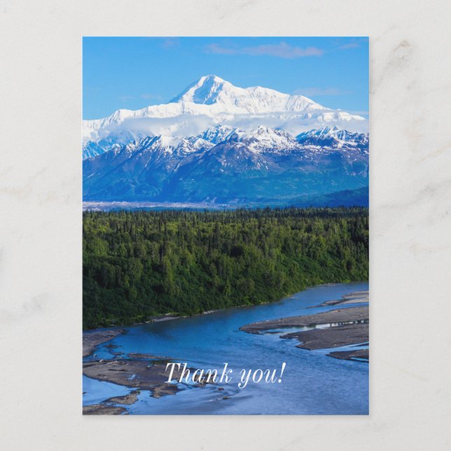 McKinley Alaska Postkarte (Vorderseite)