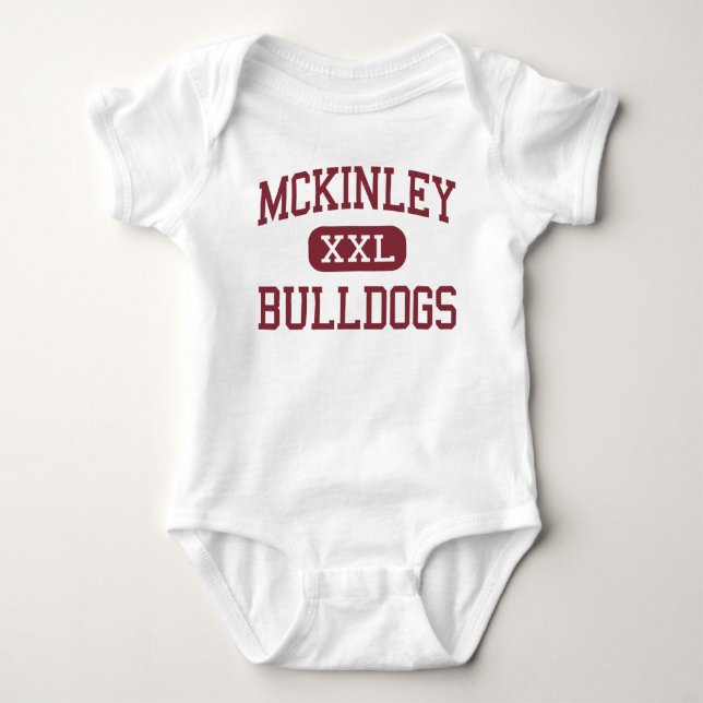 McKinley - Bulldoggen - beruflich - Boston Baby Strampler (Vorderseite)