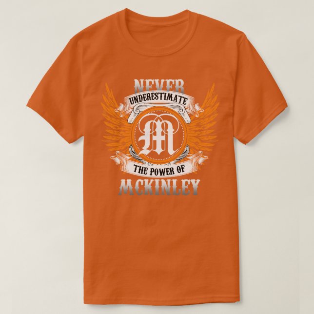 Mckinley Name Shirt nie unterschätzen Power (Design vorne)