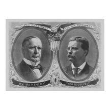 McKinley und Roosevelt-Wahlplakat