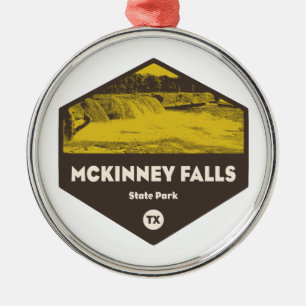 McKinney Falls State Park Texas Ornament Aus Metall
