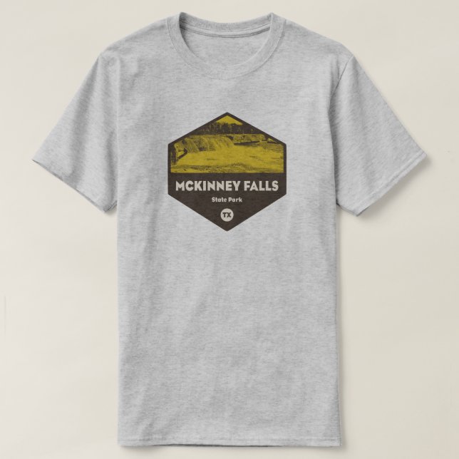 McKinney Falls State Park Texas T-Shirt (Design vorne)