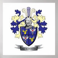 McKinney Family Crest Coat of Arms