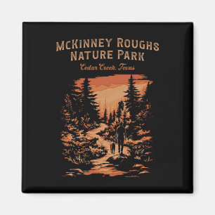 Mckinney Roughs Naturpark Cedar Creek Texas Hiki Magnet