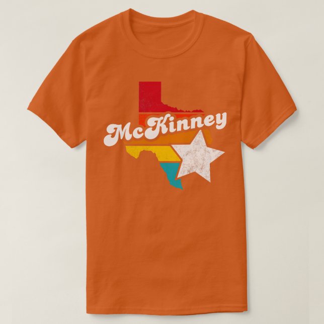 McKinney Texas Vintag Distressed Souvenir 2 T-Shirt (Design vorne)