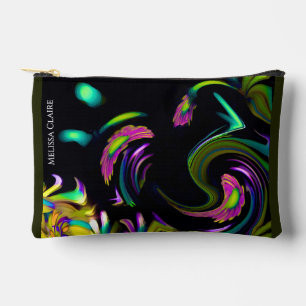 MCKS IT "Daisy Dschungel" Kleine Olive Accessoires Zubehörtasche