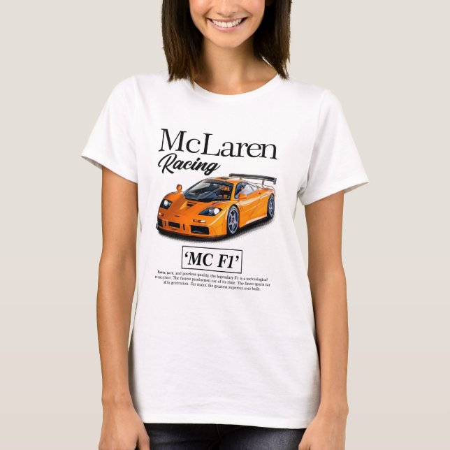 McLaren F1 Racing Hoodie - Geschenke für Auto T-Shirt (Vorderseite)