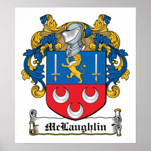 McLaughlin-Familienwappen Poster
