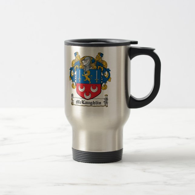 McLaughlin Familienwappen Reisebecher (Rechts)