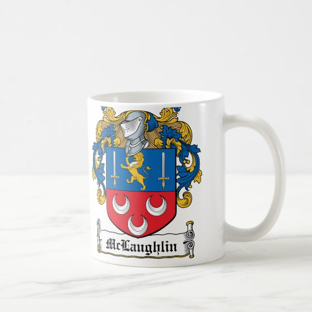 McLaughlin Familienwappen Tasse (Rechts)