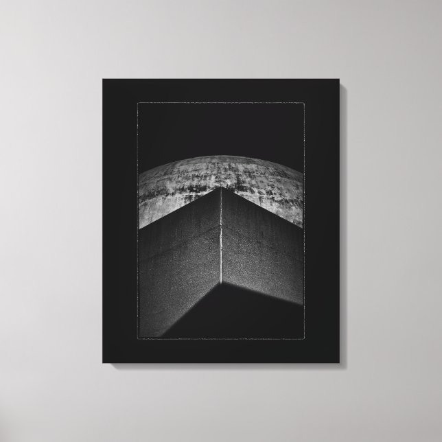McLaughlin-Planetarium Nr. 1 mit Rand Leinwanddruck (Vorderseite)