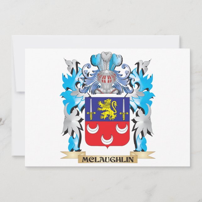Mclaughlin-Wappen - Familienwappen (Vorderseite)