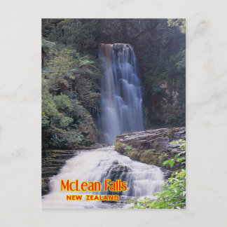 McLean Falls, Neuseeland Postkarte