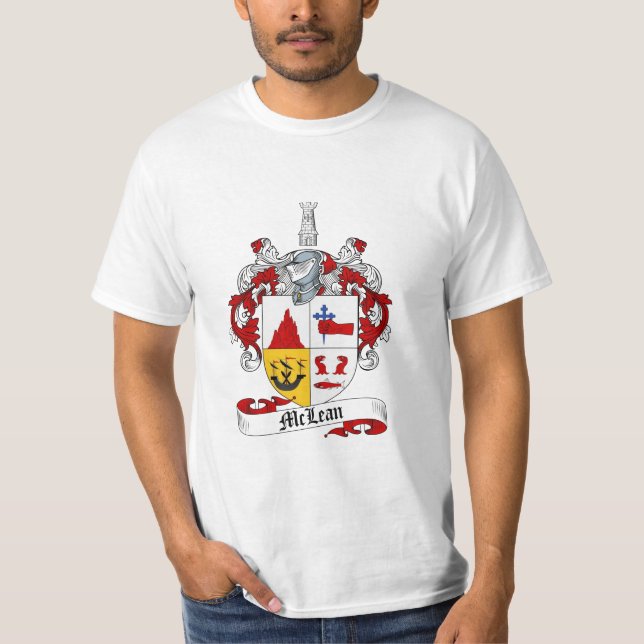Mclean Familienwappen - Mclean Wappen T-Shirt (Vorderseite)