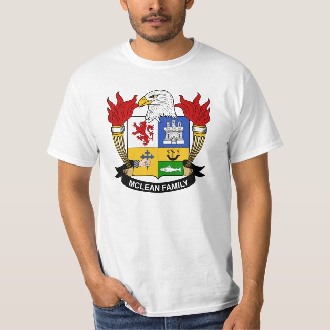 McLean Familienwappen T-Shirt (Vorderseite)