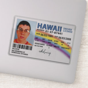 McLovin card Aufkleber