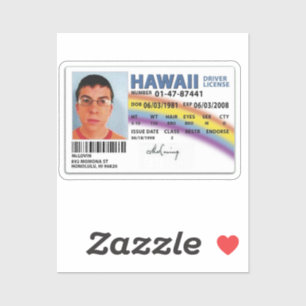 McLovin card Aufkleber