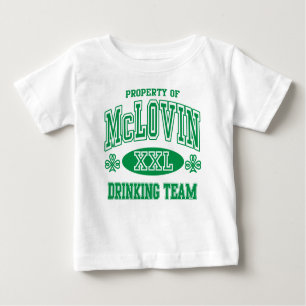 McLovin irisches trinkendes Team Baby T-shirt
