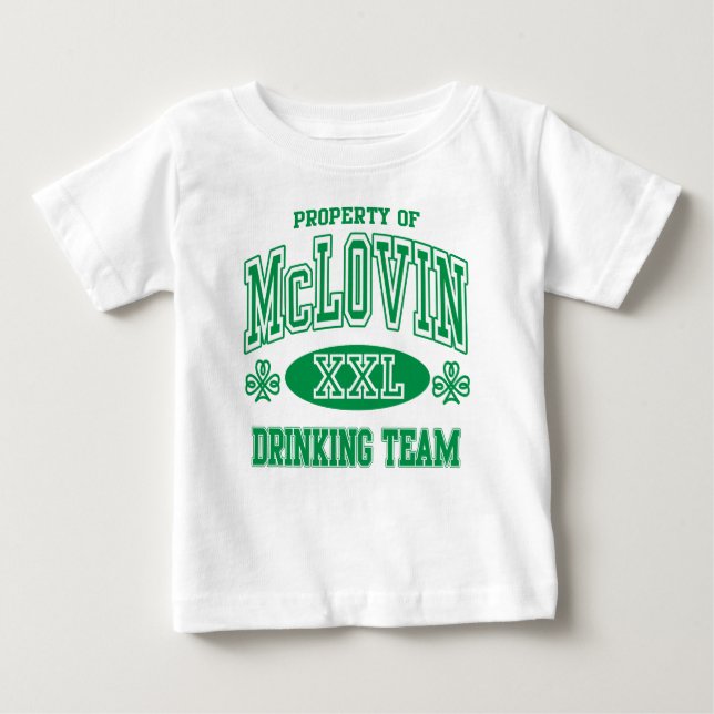 McLovin Irish Drinking Team Baby T-shirt (Vorderseite)