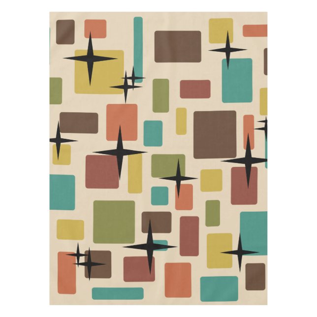 MCM Abgerissene Steine mehrfarbig Tischdecke (Vorderseite)