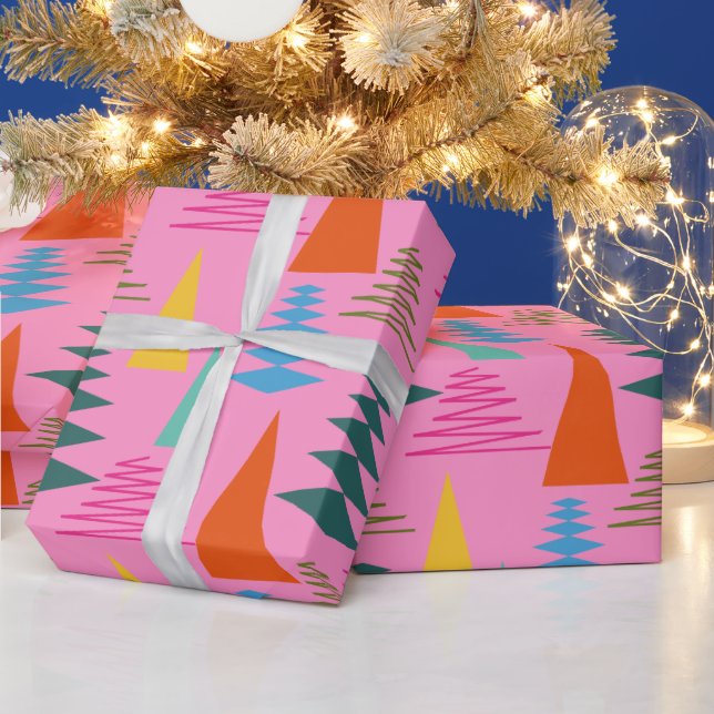 MCM-Bäume Geschenkpapier (Feiertage)