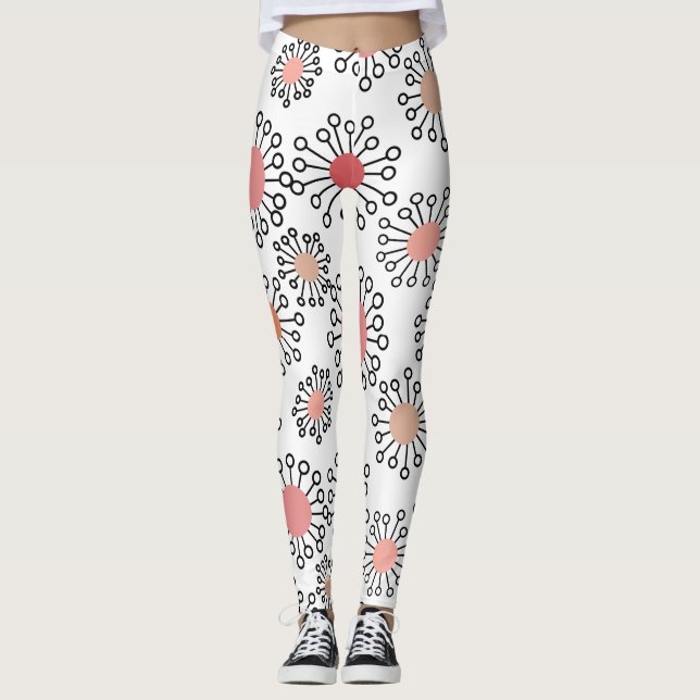 MCM-Blume Leggings (Vorderseite)