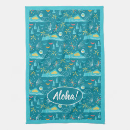 MCM Diamond Head Fireworks Party Geschirrtuch