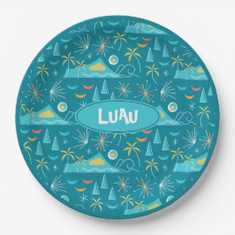 MCM Diamond Head Fireworks Party Pappteller