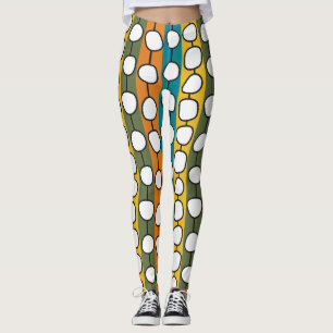 MCM farbenfrohe Linien Leggings