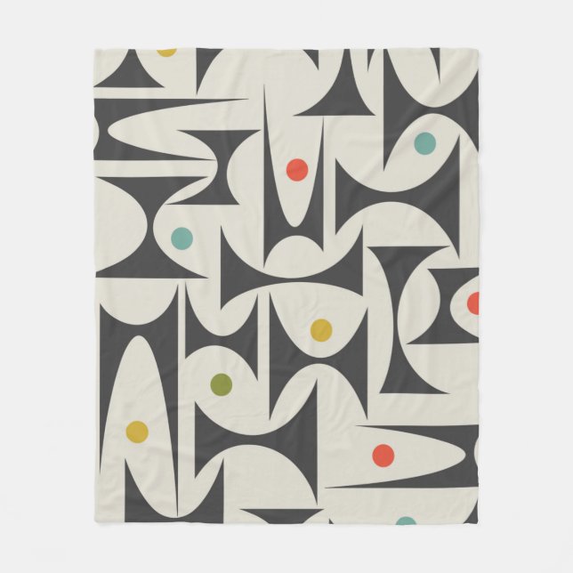 MCM geometrische Mustertabelle für die Lampenmatte Fleecedecke (Vorderseite)