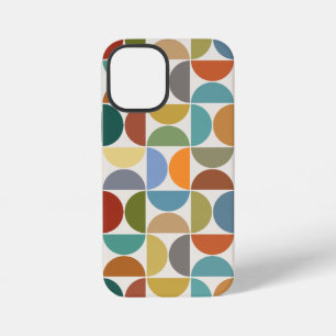 MCM-Halbkreise großes Muster Farbe auf Creme iPhone 12 Mini Hülle