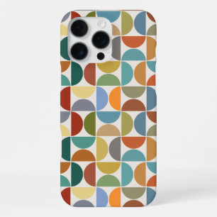 MCM-Halbkreismuster Farbe auf Creme iPhone 16 Pro Max Hülle