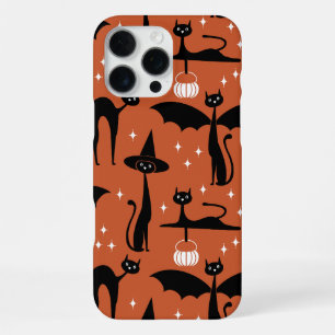 MCM Halloween-Kostüm Minimalist Katzen Orange iPhone 16 Pro Max Hülle