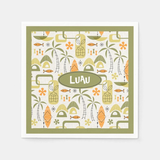 MCM Hawaiian Village Serviette (Vorderseite)