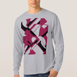 MCM-inspiriert, diagonal-geometrische Kunst aus Bu T-Shirt