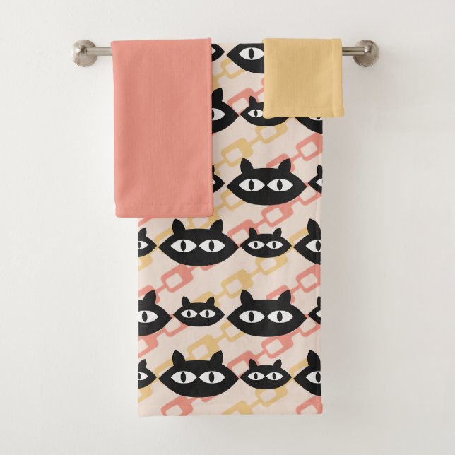 MCM Katzen Badhandtuch Set (Insitu)