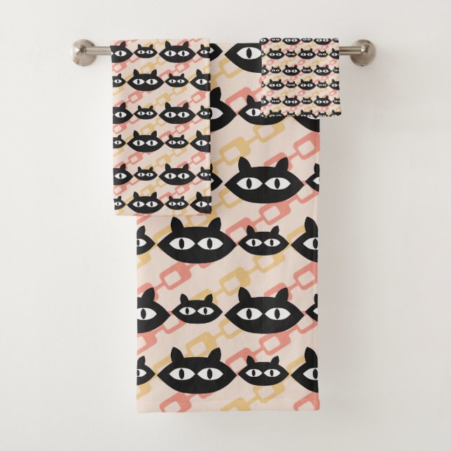 MCM Katzen Badhandtuch Set (Insitu)