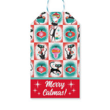 MCM Katzen Weihnachtsgeschenke Tags
