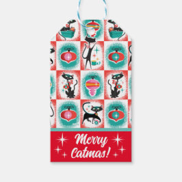 MCM Katzen Weihnachtsgeschenke Tags Geschenkanhänger